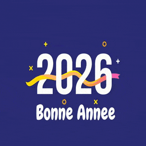 bonne année 2026 gif animé gratuit