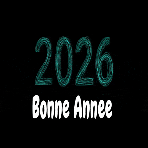 bonne année 2026 GIF Anime
