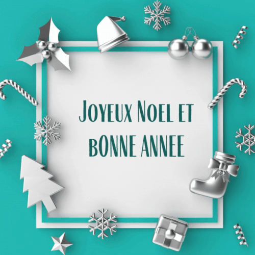 GIF Femme joyeux noel bonne annee Message